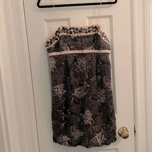 Rebecca Taylor dress with tortoise embellishment